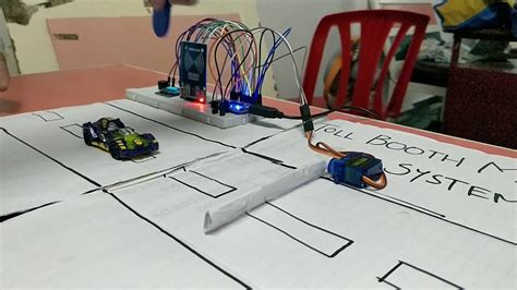 rfid based automated toll plaza system|iot toll booth system.